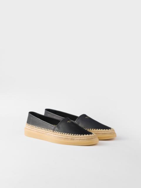 Prada Nappa leather espadrilles