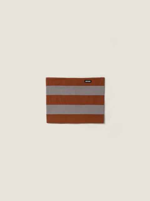 Miu Miu Striped jersey top