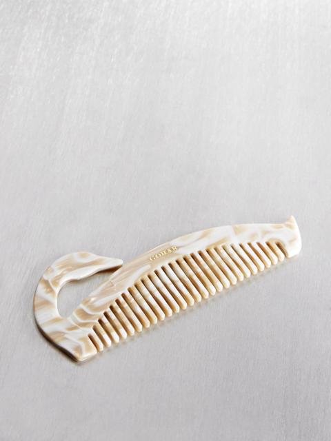 Gohar World Swan Marbled Acetate Hair Comb