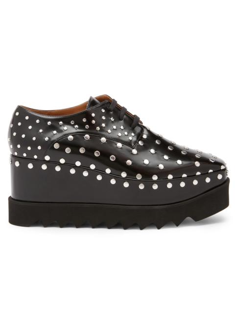 Stella McCartney Women's Elyse 75MM Studded Platform Derbys - Black