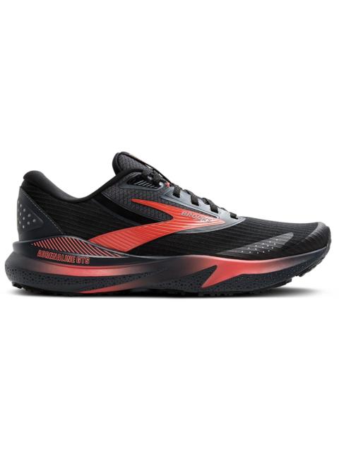 BROOKS Brooks Adrenaline GTS 24 Weatherized Black Ebony Hot Coral (Women's)