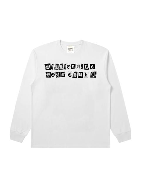 BILLIONAIRE BOYS CLUB NEWSPAPER LS TEE