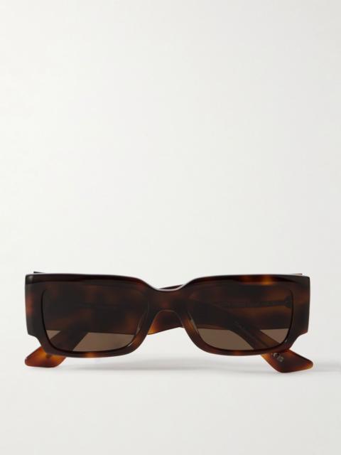 Oliver Peoples + KHAITE 1995c square-frame acetate sunglasses Brown