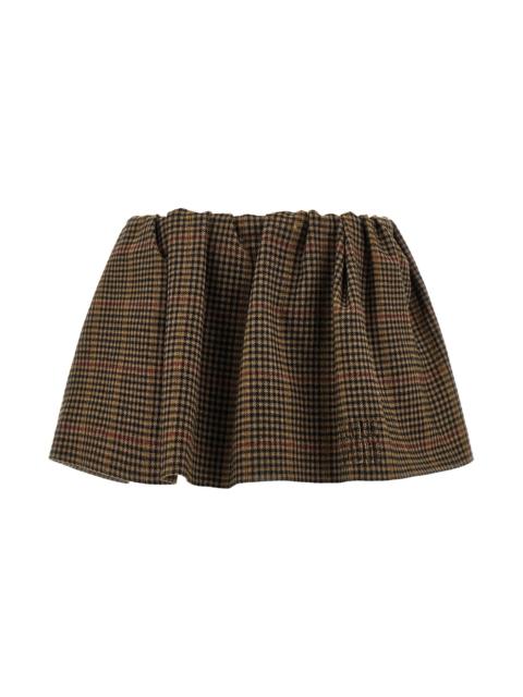 Miu Miu Houndstooth skirt