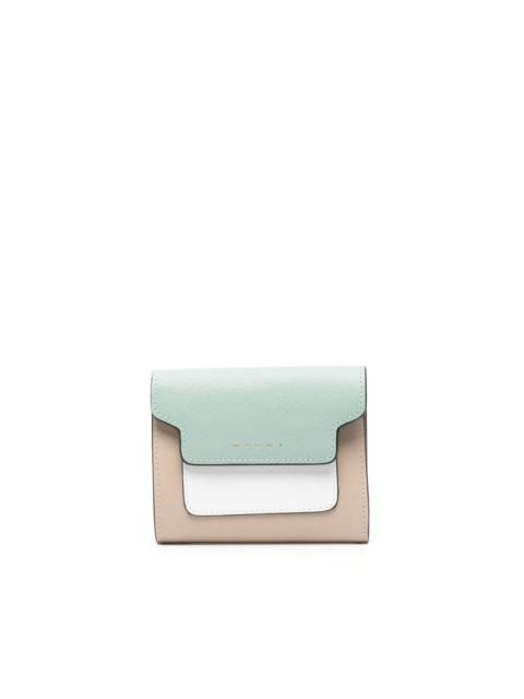 Marni colour-block leather purse