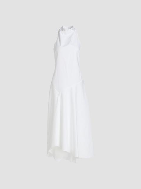 ROSIE ASSOULIN Women's Dropped & Dramatic Poplin Cotton Midi-Dress - White