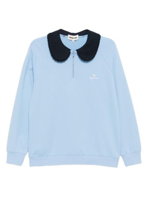 SHUSHU/TONG round-collar sweatshirt