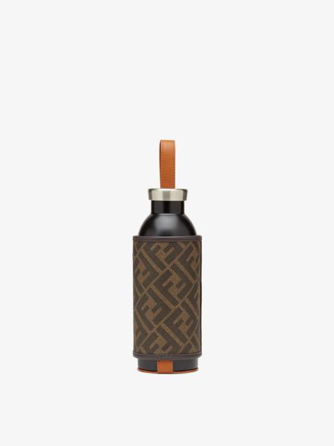 FENDI 24Bottles® flask with brown fabric cover
