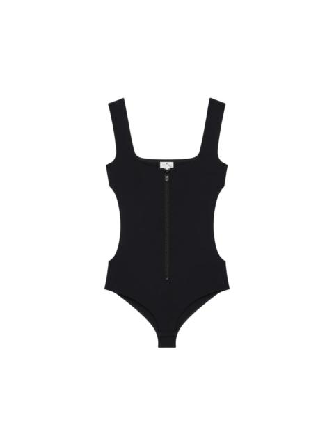 courrèges CUT OUT STRETCH TECHNO TOP
