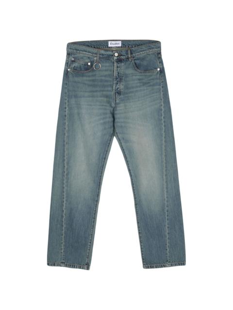 Étude Side mid-rise straight-leg jeans