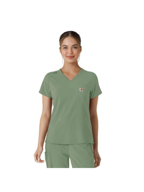 Carhartt Women's Force Cross-Flex Tuck-In Scrub Top