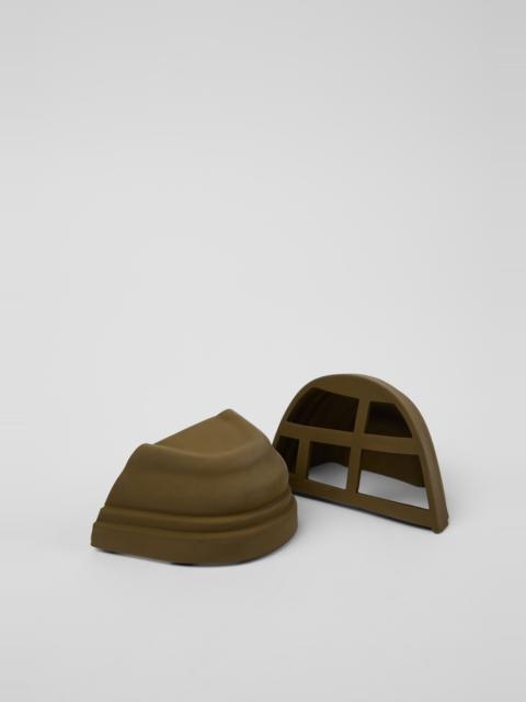 CAMPER Junction Toe Caps Green rubber toe caps