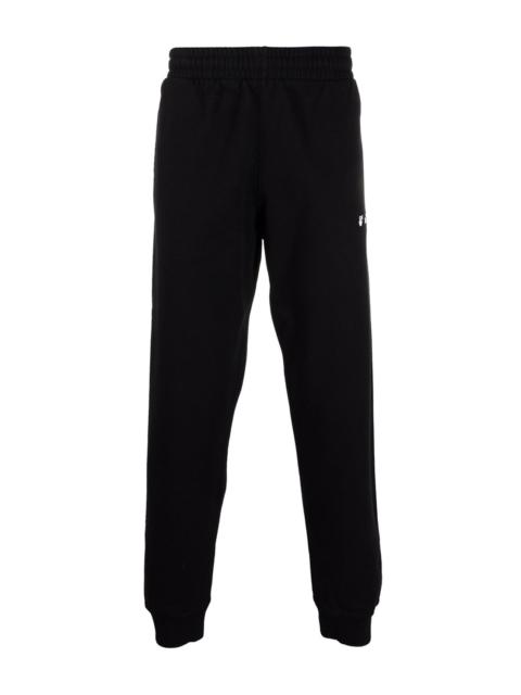 Off-White Slim Cuffed Logo Sweatpant Black