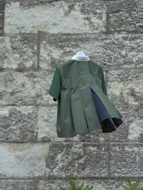 sacai Poplin Polo Shirt