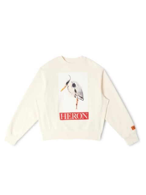 Heron Bird Painted Crewneck