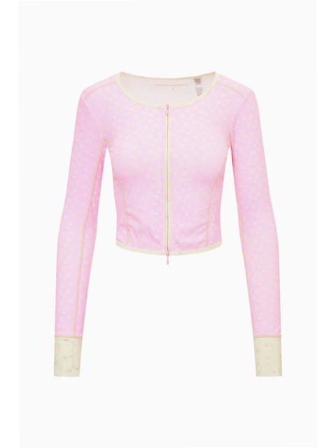 LoveShackFancy Ravanni Polaroid Rose Active Jacket