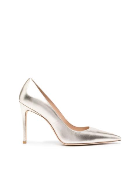 Stuart 10mm leather pumps