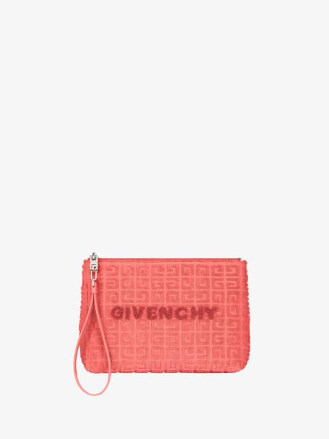 Givenchy GIVENCHY TRAVEL POUCH IN 4G COTTON TOWELLING