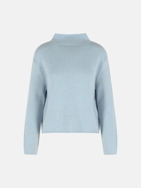 LISA YANG FOG BLUE 'NELSY' CASHMERE SWEATER