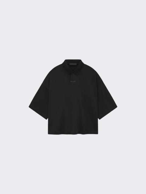 Pique Polo Shirt Black