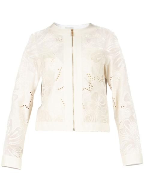 ELIE SAAB broderie-anglaise jacket