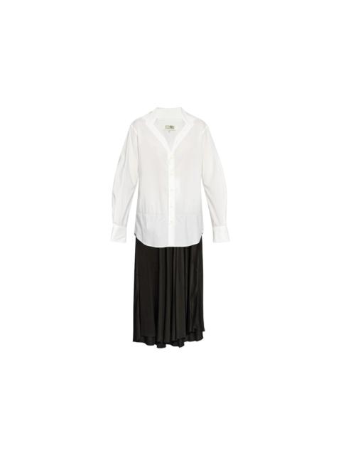 Maison Margiela Maison Margiela MM6 Midi Dress White/Black