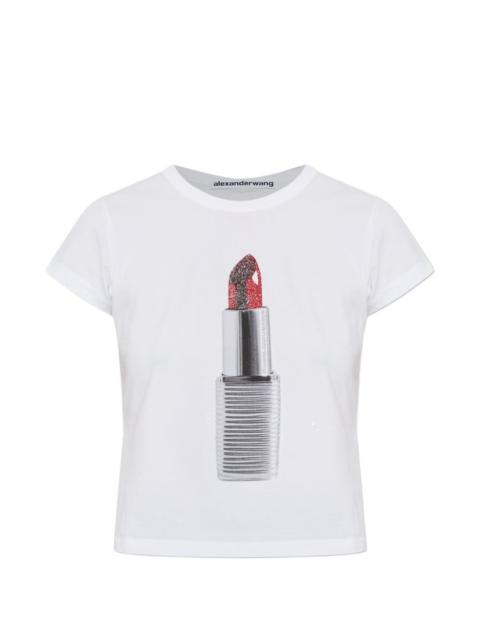 Alexander Wang lip-stick-print T-shirt