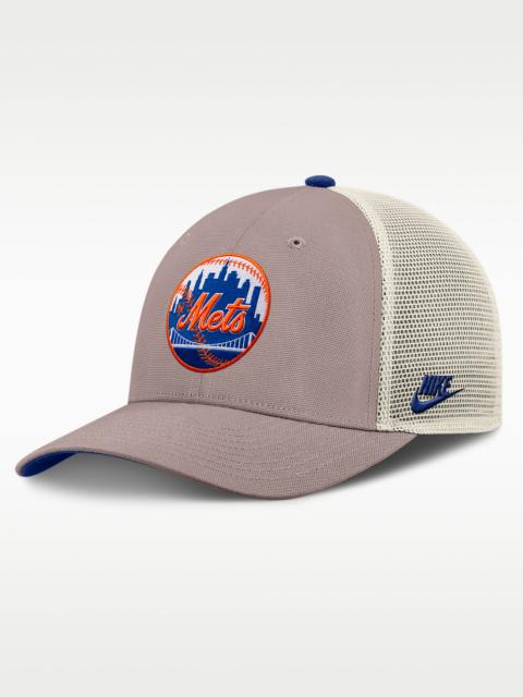 Nike New York Mets Cooperstown Rise Men's Nike MLB Adjustable Trucker Hat