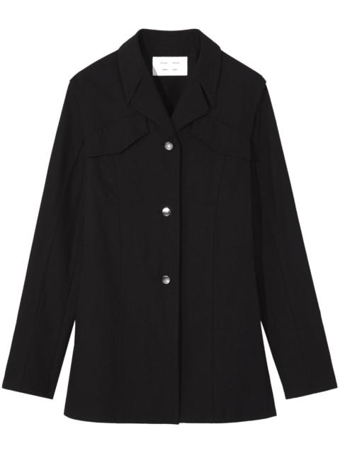 Proenza Schouler notched-lapels button-down blazer