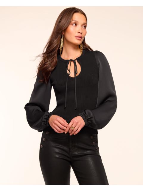 RAMY BROOK Shelly Combo Knit Top