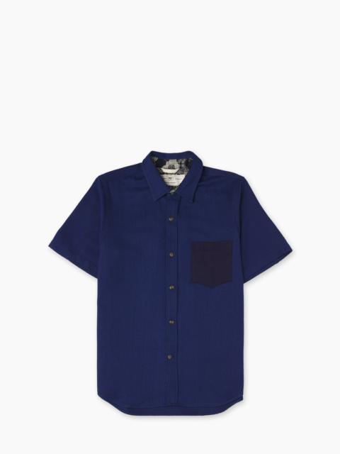 Rogue Territory ROGUE TERRITORY OXFORD SHIRT INDIGO CONTRAST