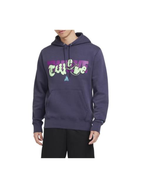 Nike Nike Ja Club Fleece Hoodie 'Purple' FZ1039-573