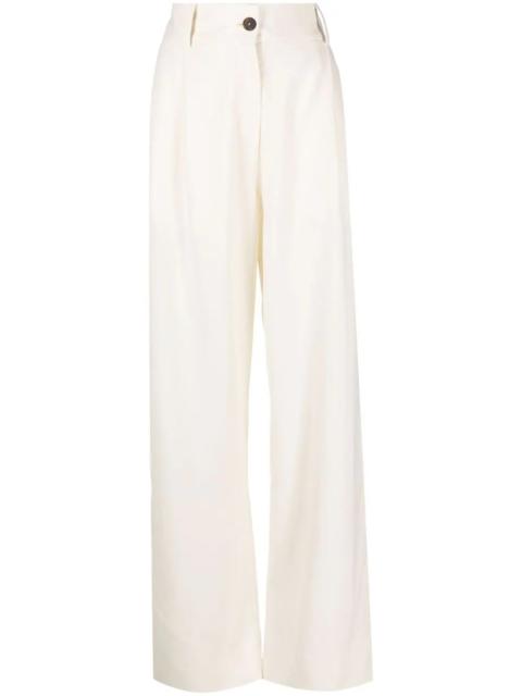 Studio Nicholson high waisted straight leg trousers