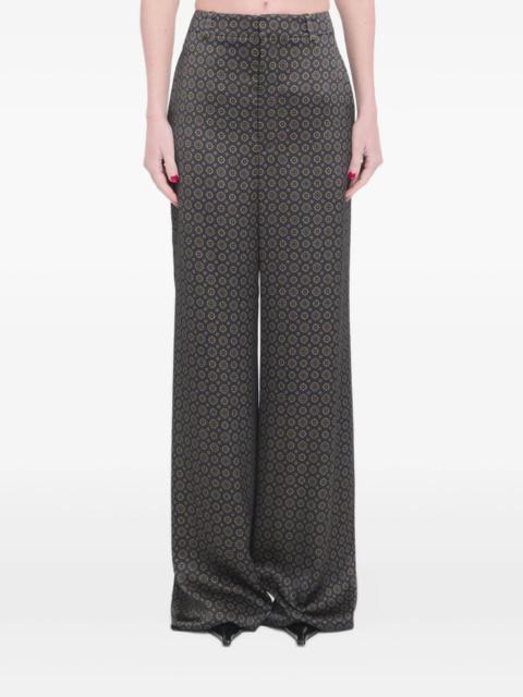 SAINT LAURENT patterned trousers