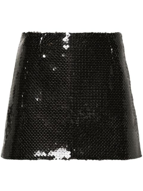 16ARLINGTON Delta sequined miniskirt