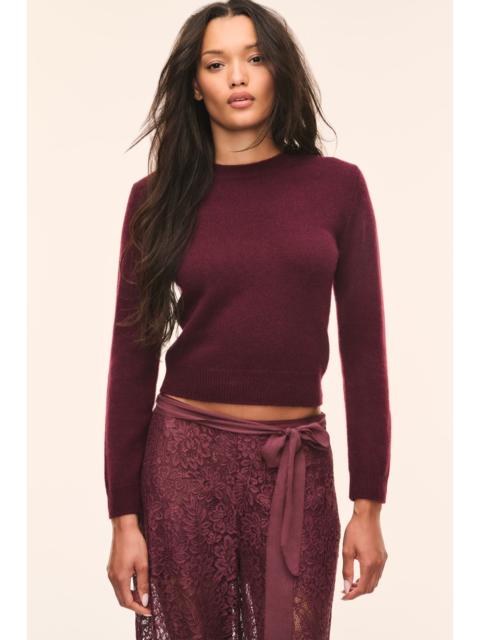 LoveShackFancy Maribelle Fitted Cashmere Pullover