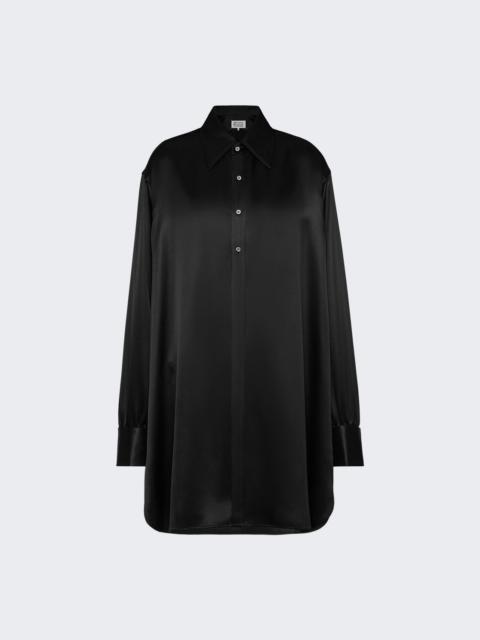 Maison Margiela Long Silk Shirt Black
