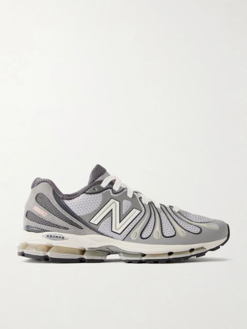 New Balance Abzorb 1890 Suede-trimmed Mesh Sneakers