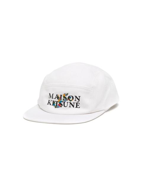 Maison Kitsuné logo-print cotton baseball cap
