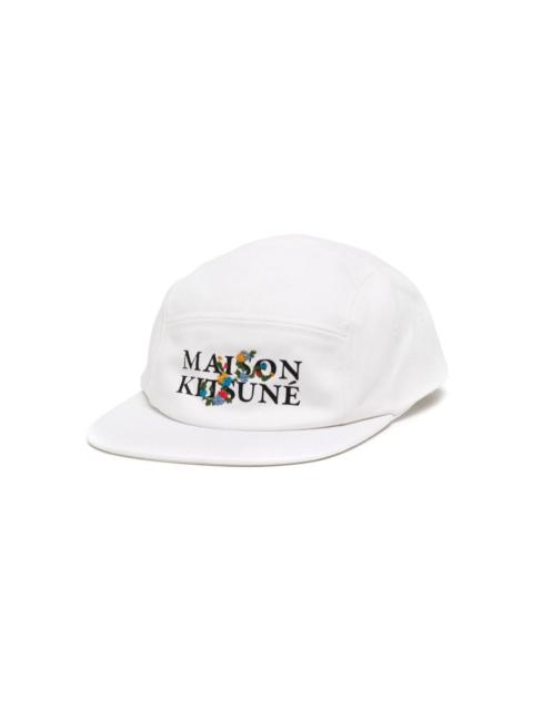 Maison Kitsuné logo-print cotton baseball cap