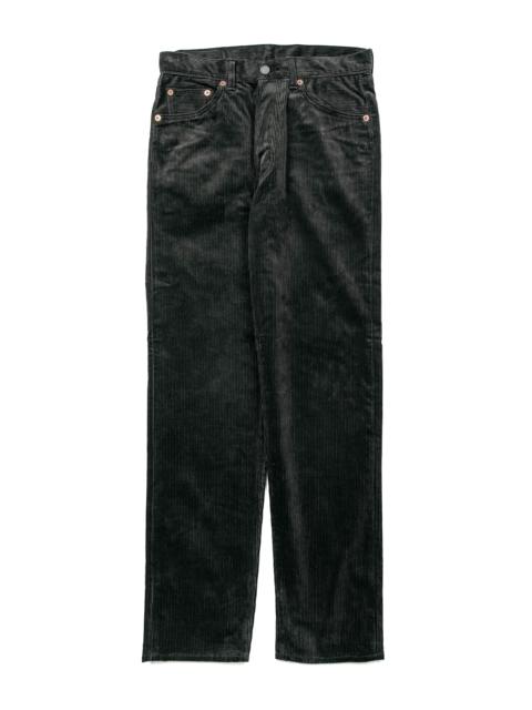 The Real McCoys MP22107 Corduroy Trousers Lot.906 Charcoal