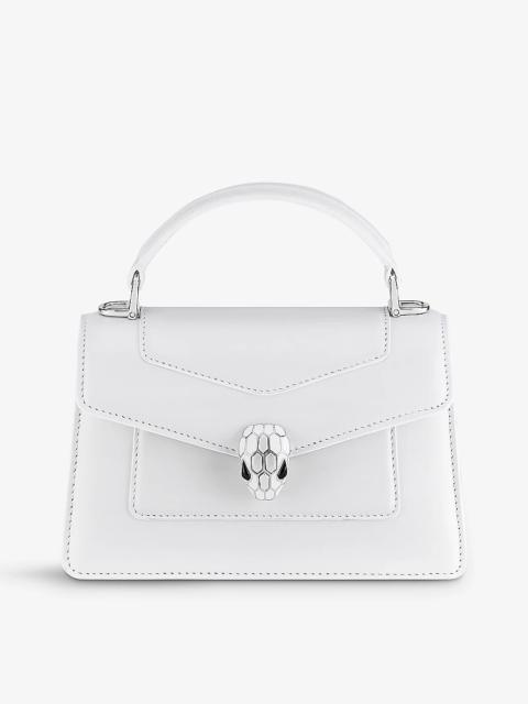 Serpenti Forever leather top-handle bag