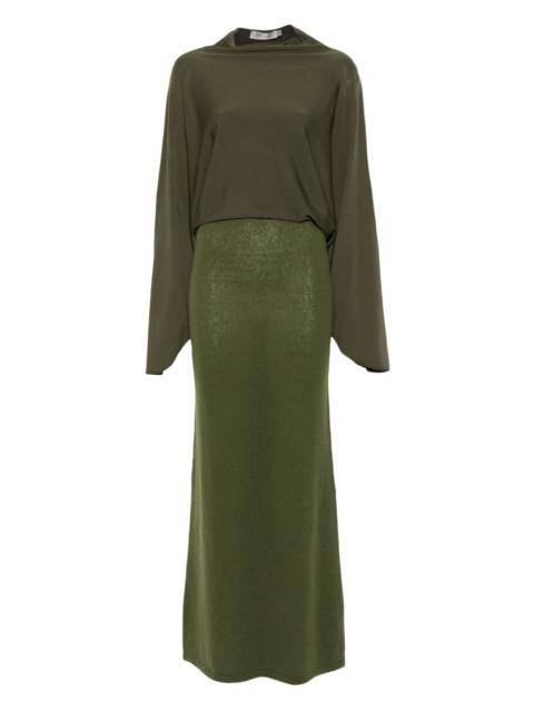 AYA MUSE long sleeve maxi dress