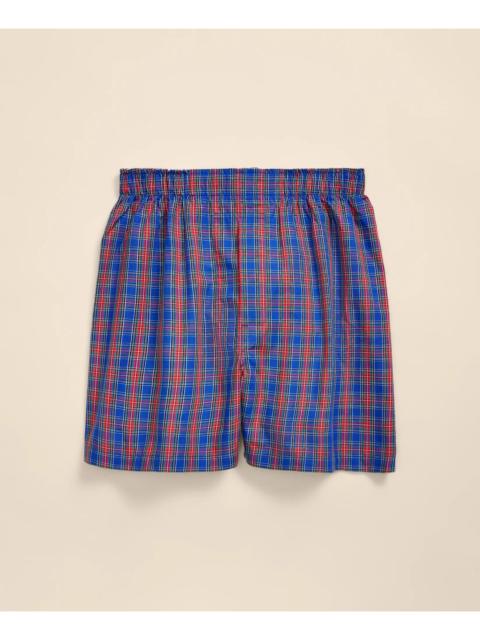 Brooks Brothers Cotton Broadcloth Tartan Boxers