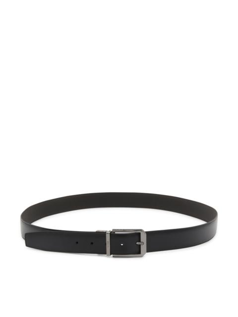 ZEGNA black leather belt