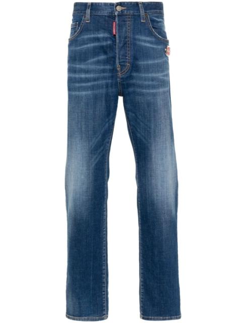 DSQUARED2 logo-pla slim-cut jeans
