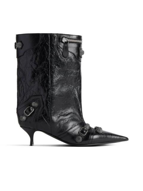 BALENCIAGA Women's Cagole Wide 50mm Bootie  in Black