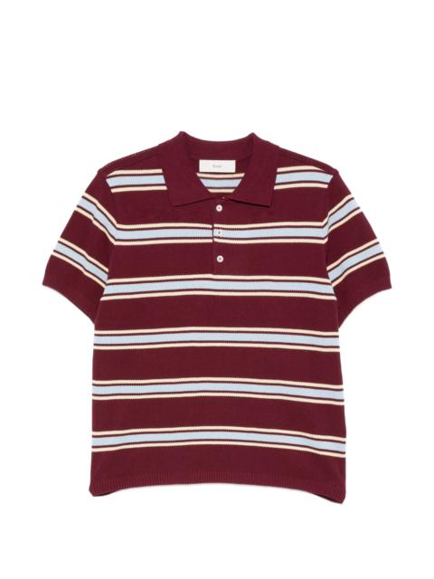 Dunst Dunst Striped Polo Shirt
