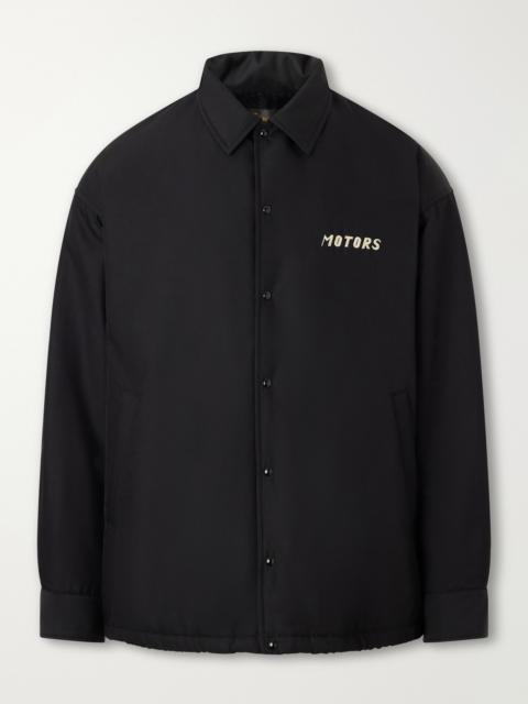 visvim Embroidered Wool and Silk-Blend-Twill Jacket