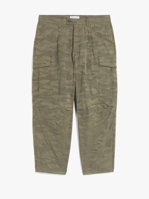 Mackintosh MILITARY GREEN CAMO CARGO TROUSERS